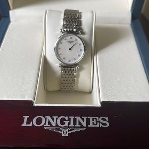 Longines Certified ladies Opal faced with diamonds watch. Stunningly beautiful!!